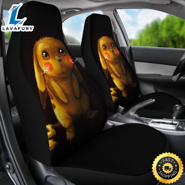 Sad Pikachu Pokemon Seat Covers Amazing Best Gift Ideas