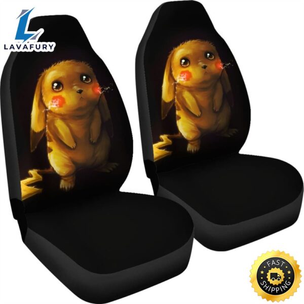 Sad Pikachu Pokemon Seat Covers Amazing Best Gift Ideas