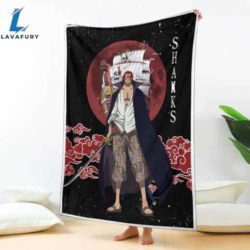 Shanks Moon Style One Piece Anime Blanket