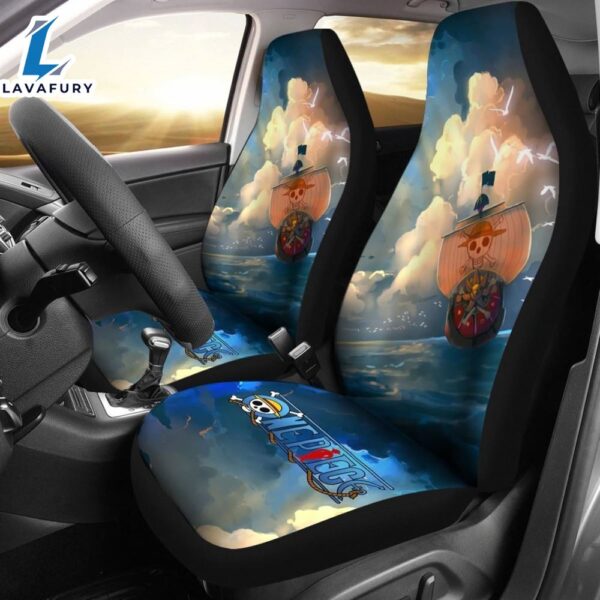 Skull Pirate One Piece Car Seat Covers Universal Fit