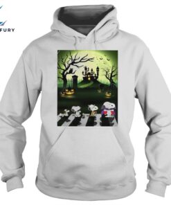 Snoopy Abbey Road Halloween Moon Unisex Shirt 3 hzplhz.jpg