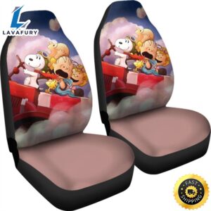 Snoopy And Cloud Dream Car Seat Covers Amazing Best Gift Ideas Universal Fit 4 kqbj2g.jpg