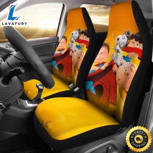 Snoopy And Friends Car Seat Covers Universal Fit