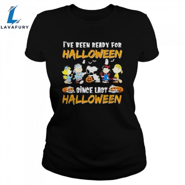 Snoopy And Peanuts Friends I’ve Been Ready For Halloween Since Last Charlie Brown Halloween Unisex Shirt