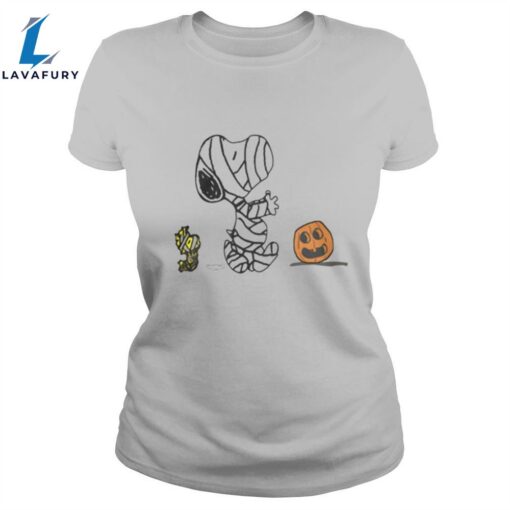 Snoopy And Woodstock Pumpkin Halloween Unisex Shirt