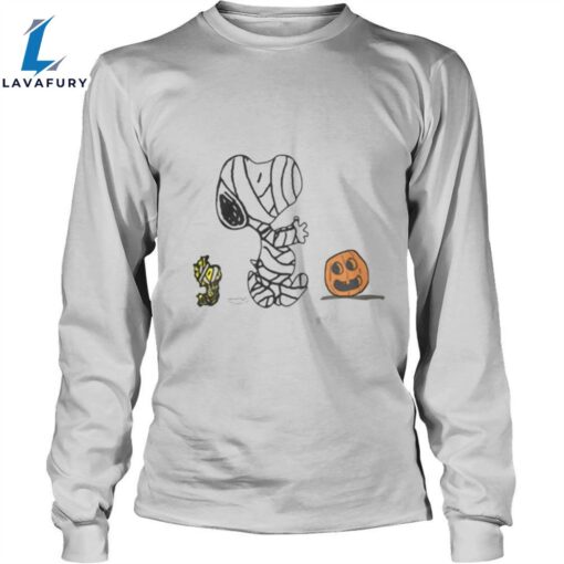 Snoopy And Woodstock Pumpkin Halloween Unisex Shirt