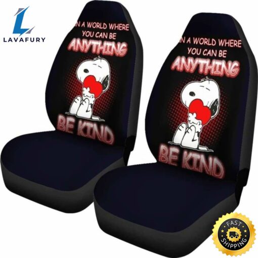 Snoopy Car Seat Covers Universal Fit