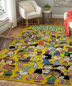 Snoopy Christmas Living Room Rugs Carpet