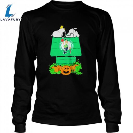 Snoopy Cute Boston Celtics Halloween Unisex Shirt