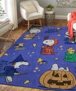 Snoopy Cute Carpet Rectangle Halloween…