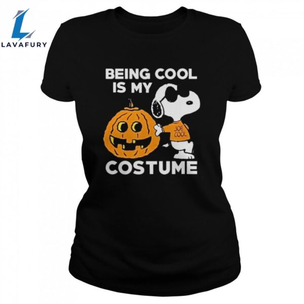 Snoopy Dog Halloween Pumpkins Being Cool Is My Costume 2023 Unisex Shirt