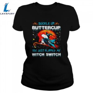 Snoopy Dolphins buckle up buttercup you just flipped Halloween Unisex Shirt 1 ijdlva.jpg