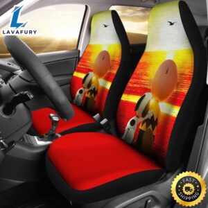 Snoopy Friend Sunset Forever Car Seat Covers Amazing Best Gift Ideas Universal Fit