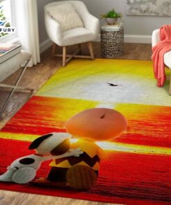 Snoopy Halloween Cartoon Area Rug Carpet