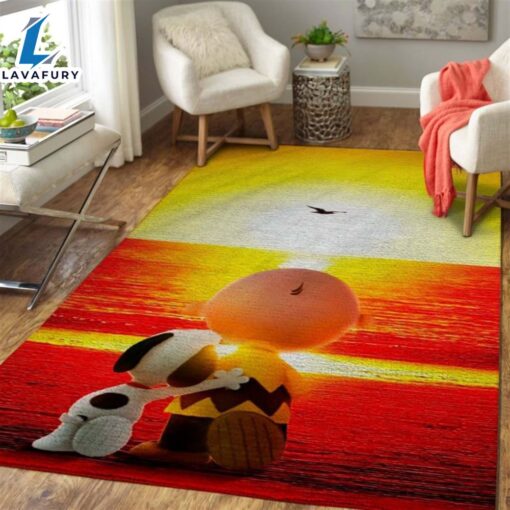 Snoopy Halloween Cartoon Area Rug Carpet