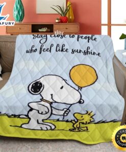 Snoopy Peanuts Quiltblanket Gift For…