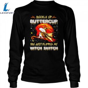 Snoopy Saints buckle up buttercup you just flipped Halloween Unisex Shirt 2 s4l8et.jpg