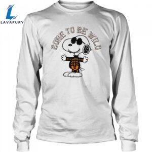 Snoopy Skeleton Bone To Be Wild Halloween Unisex Shirt 2 vzu4oz.jpg