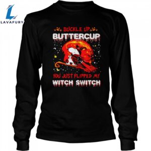 Snoopy Texans buckle up buttercup you just flipped Halloween Unisex Shirt 2 lgnet4.jpg