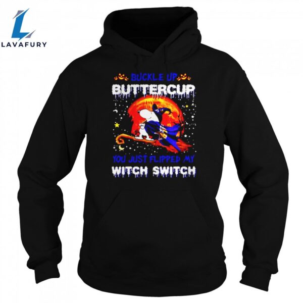 Snoopy Vikings Buckle Up Buttercup You Just Flipped Halloween Unisex Shirt