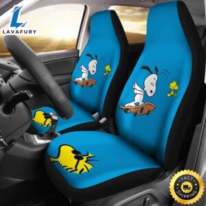 Snoopy & Woodstock Car Seat Covers Universal Fit
