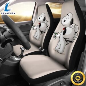 Snoopy X Brian Car Seat Covers Amazing Best Gift Ideas Universal Fit 2 r9fe1k.jpg
