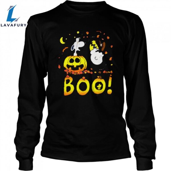Snoopy And Charlie Brown Boo Charlie Brown Halloween Unisex Shirt