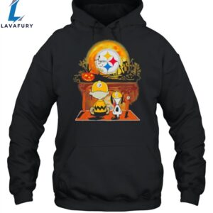Snoopy and Charlie Brown Pumpkin Pittsburgh Steelers Halloween Moon Unisex Shirt 3 aukywz.jpg