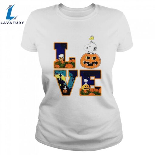 Snoopy Love Halloween Night With Snoopy Unisex Shirt