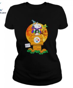 Snoopy Vampire Pittsburgh Steelers Halloween Unisex Shirt