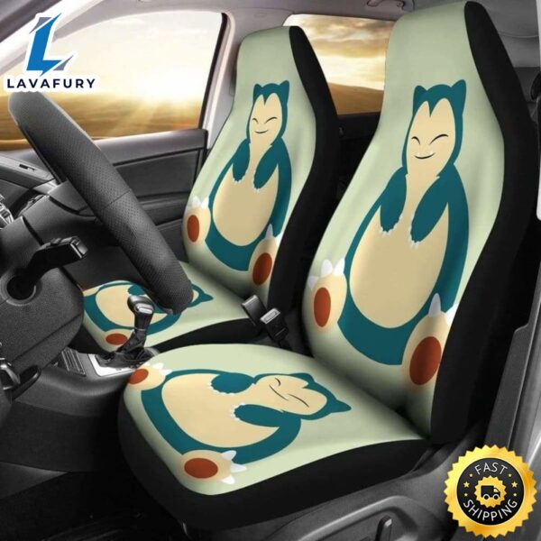 Snorlax Pokemen Car Seat Covers Universal