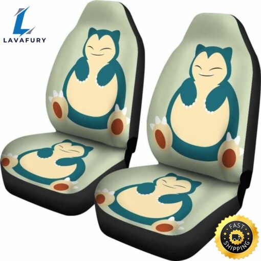 Snorlax Pokemen Car Seat Covers Universal