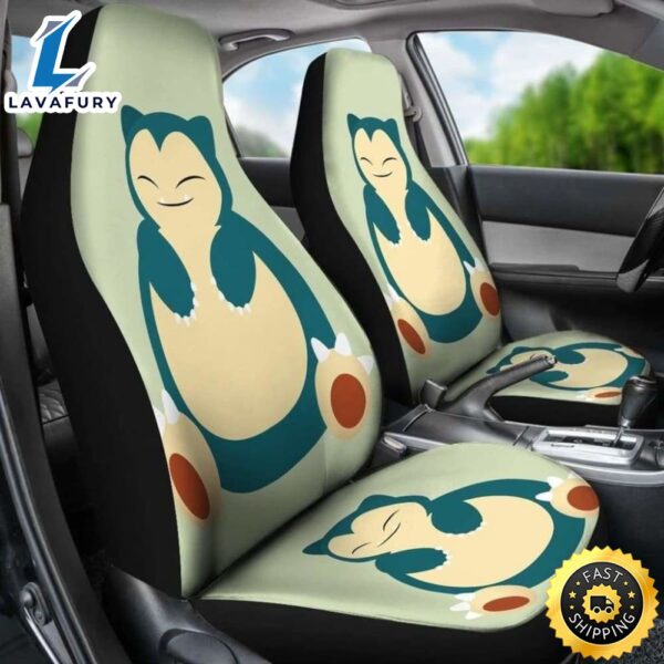 Snorlax Pokemen Car Seat Covers Universal