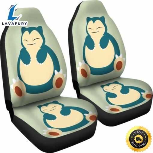 Snorlax Pokemen Car Seat Covers Universal