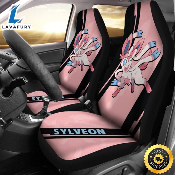 Sylveon Pokemon Car Seat Covers Style Custom For Fans