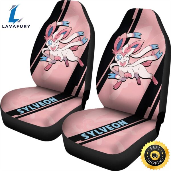Sylveon Pokemon Car Seat Covers Style Custom For Fans