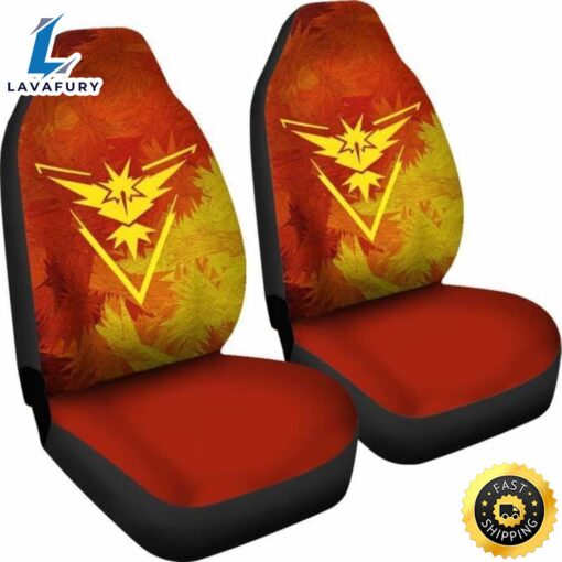 Team Instinct Zapdos Pokemon Car Seat Covers Universal