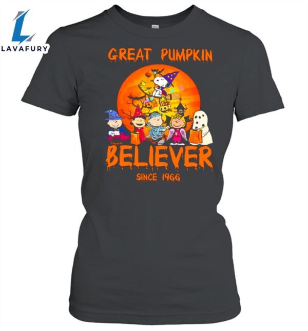 The Peanuts Snoopy And Friends Great Pumpkin Believer Halloween Unisex Shirt