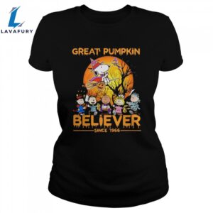 The Peanuts Snoopy Great Pumpkin Believer Since 1966 Charlie Brown Halloween Unisex Shirt 1 vakcrd.jpg