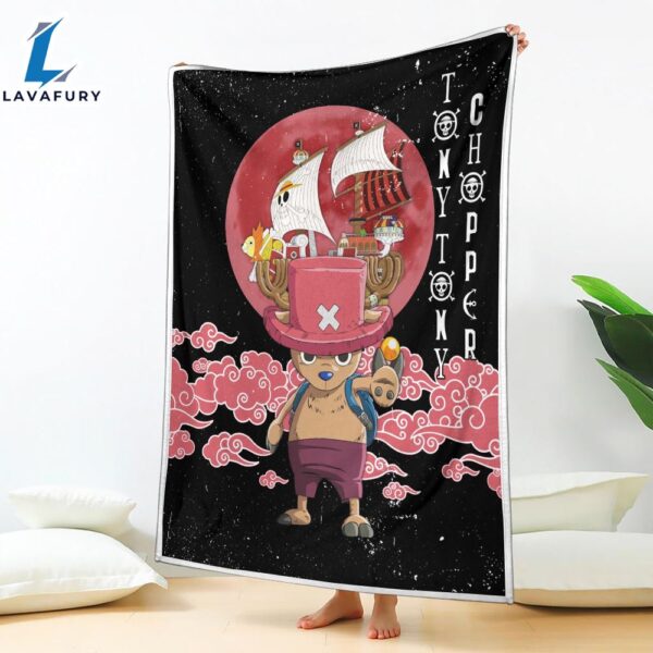 Tony Tony Chopper Moon Style One Piece Anime Blanket