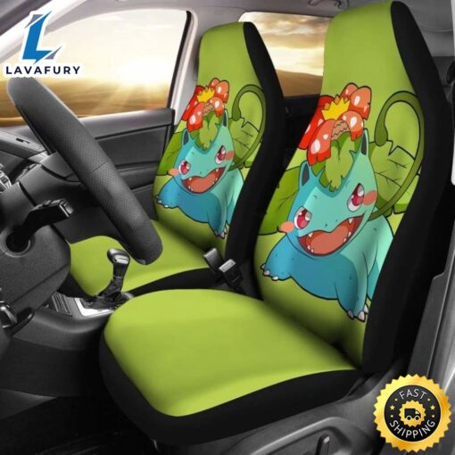 Venusaur Pokemon Chibi Seat Covers Universal