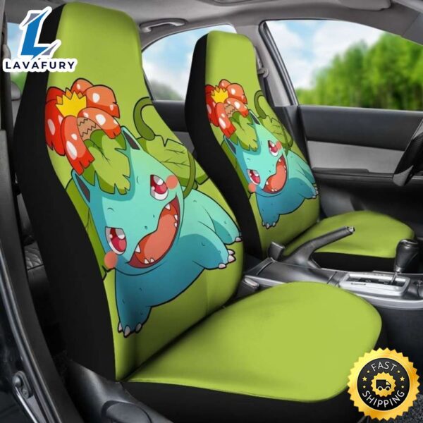Venusaur Pokemon Chibi Seat Covers Universal