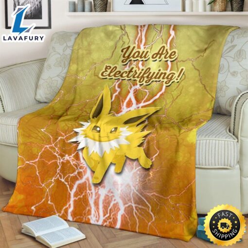 You Are Electrifying Jolteon Pokemon Blanket