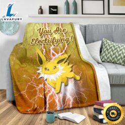 You Are Electrifying Jolteon Pokemon Blanket 2 ubzdcj.jpg