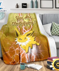 You Are Electrifying Jolteon Pokemon Blanket 2 ubzdcj.jpg