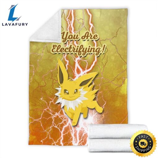 You Are Electrifying Jolteon Pokemon Blanket