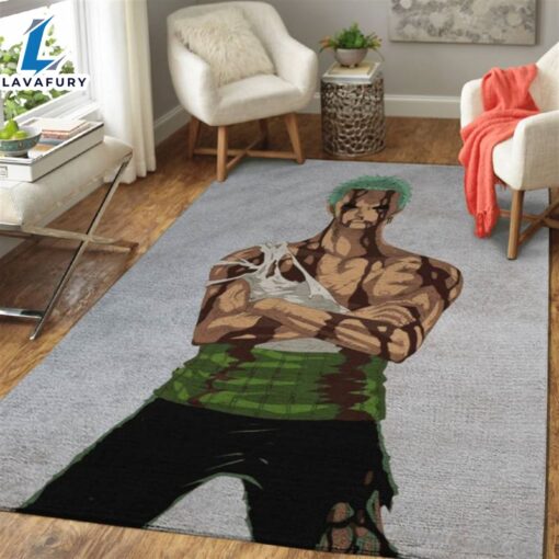 Zoro One Piece Anime Area Rug