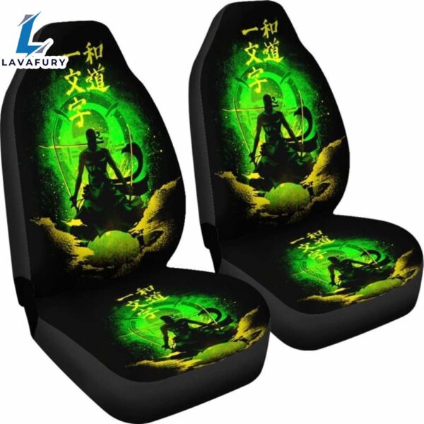 Zoro One Piece Car Seat Covers Anime Universal Fit