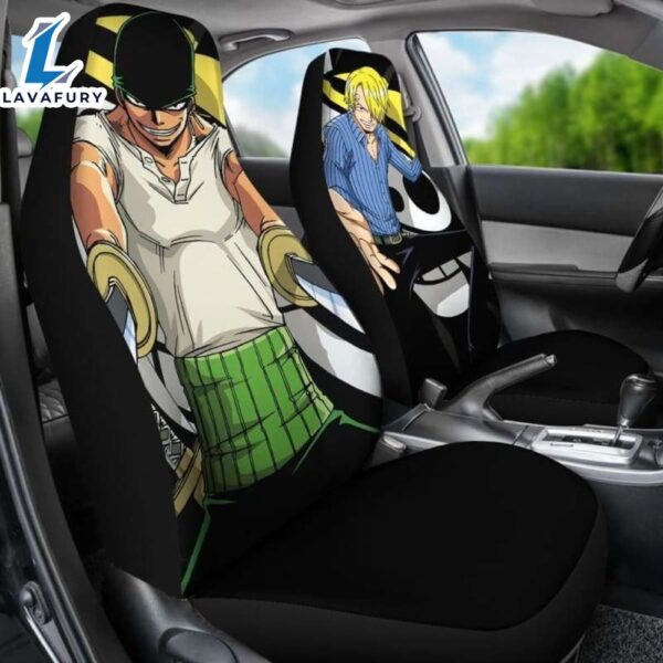 Zoro Sanji OnePiece Car Seat Covers Universal Fit