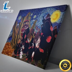 Akatsuki Gedo Statue Naruto Starry Night Canvas Print Wall Art 2 qznev4.jpg